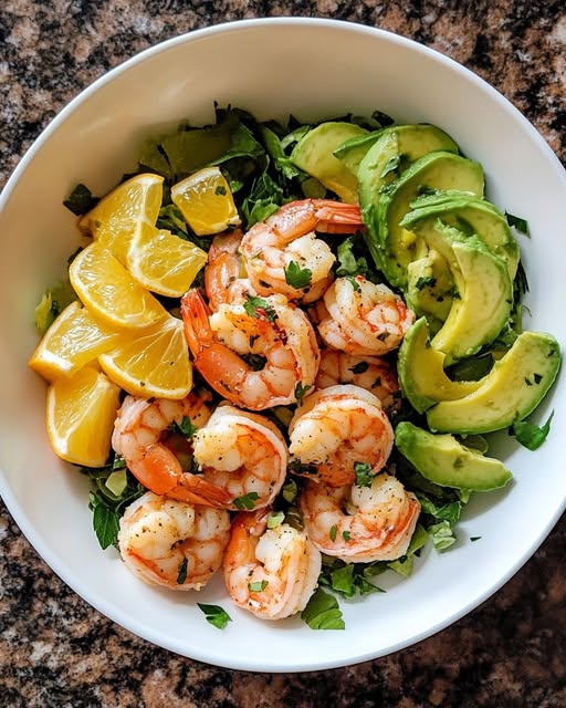 Citrus Shrimp and Avocado Salad