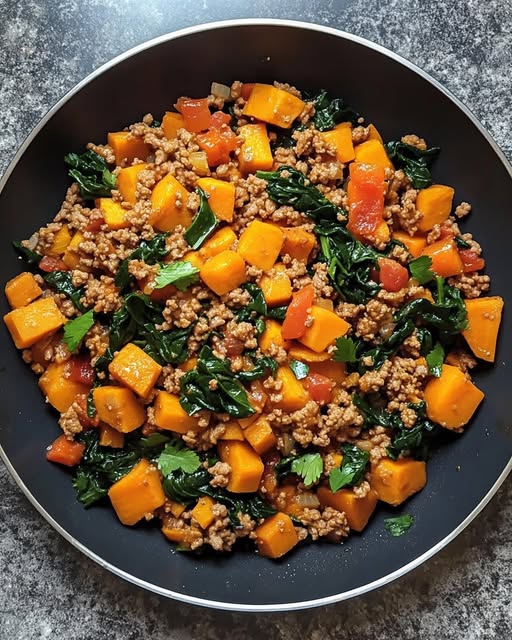 Turkey Sweet Potato Skillet