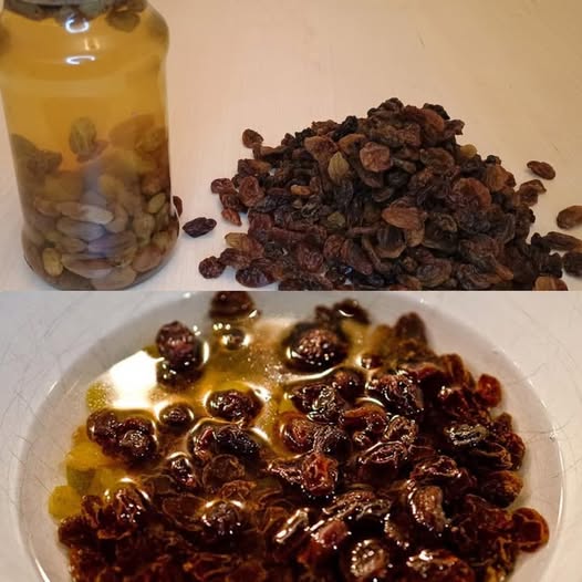 Soak raisins in water, drink liquid and you will be grateful for the results