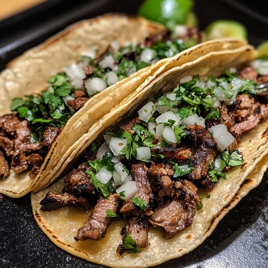 Delicious Carne Asada Tacos Fiesta