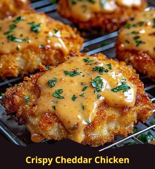 Crispy Cheddar Chicken – A Golden, Flavorful Delight