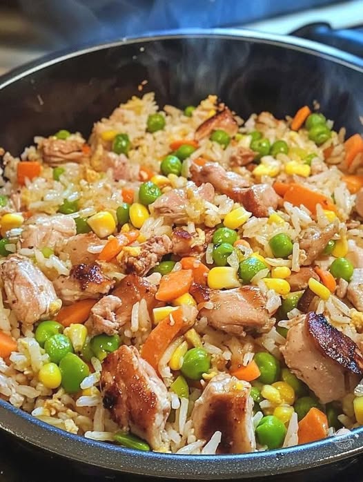 Air Fryer Chicken Fried Rice