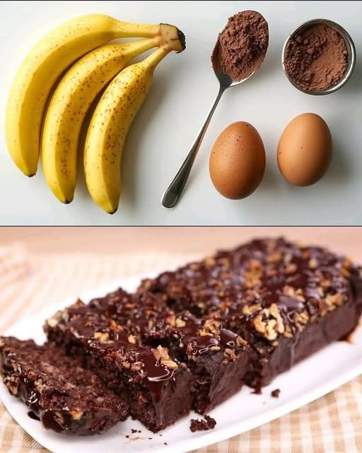 Oat, Cocoa, and Banana Bake