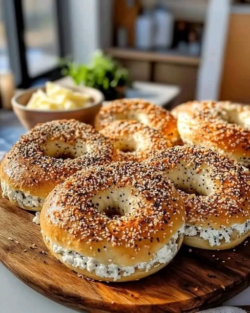 High-Protein Cottage Cheese Bagels