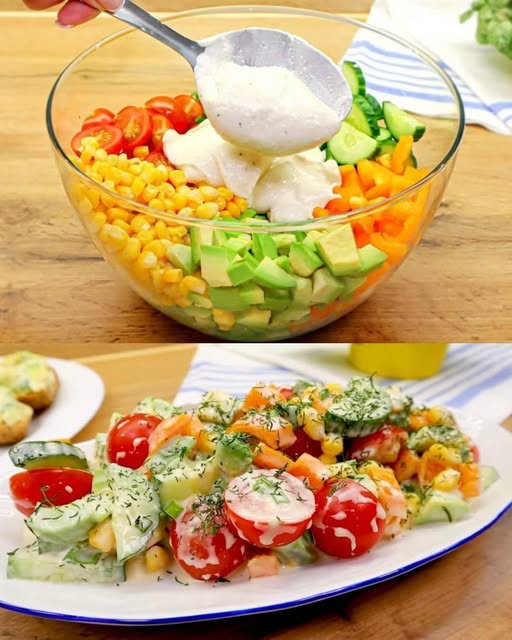 Delicious Avocado Tomato Salad