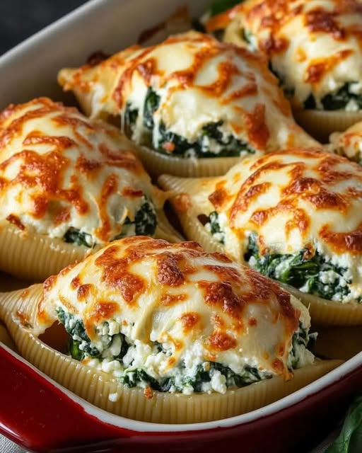 Hurry Up… Enjoy Ricotta and Spinach Stuffed Shells! A Heavenly Recipe for Pasta Lovers